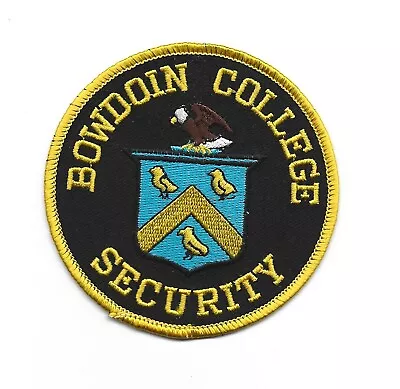 Bowdoin College Police Patch • $8.50