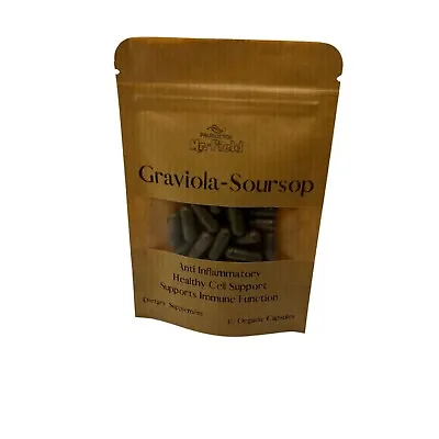Graviola Soursop 100% Organic 500mg. 30 Capsules • $16.50