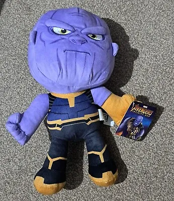 Avengers Infinity War Thanos - OFFICIAL 12  SOFT PLUSH TOY - BRAND NEW WITH TAGS • £6