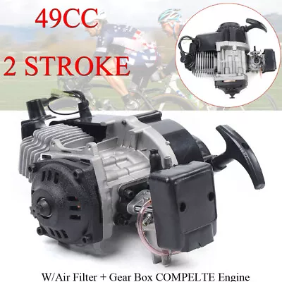 2 Stroke Racing Engine Motor 47/49/50cc For Bike Mini Pocket Quad Dirt Bike /ATV • $52.25