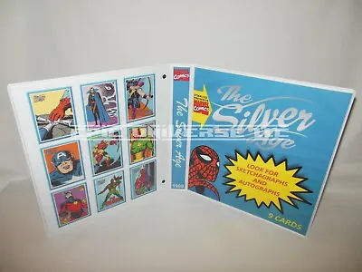 Custom Made 1998 SkyBox Marvel The Silver Age Trading Card Album Binder • $25.46