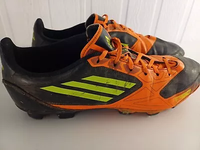 Adidas Adizero F50 TRX FG Football Soccer Boots Rare Orange Black US 12 • $24.95