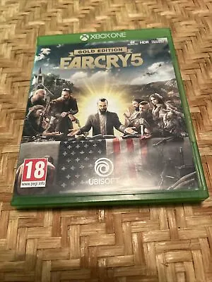 Far Cry 5 - Gold Edition (Microsoft Xbox One 2018)-VGC • £6.99