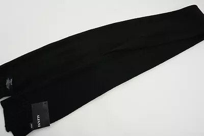 New 40$ Alfani Men's One Size Solid Black Knit 100% Acrylic Classic Scarf • $11.99