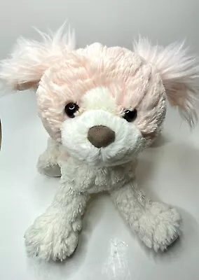 Mary Meyer Puppy Dog Pink White Fab Fuzz Kaylee Puppy Paris 10  Plush Stuffed • $14