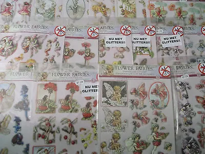 A4 Die Cut Decoupage Sheet Flower Fairies Fairy Various Designs For Magical Card • £1.30