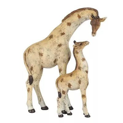 Stand Tall Giraffe Mother And Baby Ornament • £22.23