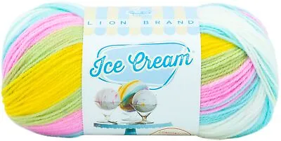 Lion Brand Ice Cream Yarn-Bunny Tracks 923-224 • £12.35