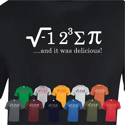 I Ate Some Pi Mens Ladies T-SHIRT Sum Maths Teacher Birthday Gift Tutor Tshirt • £8.99