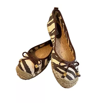 Michael Kors Meg Espadrilles Tiger Size 9 • $18.95