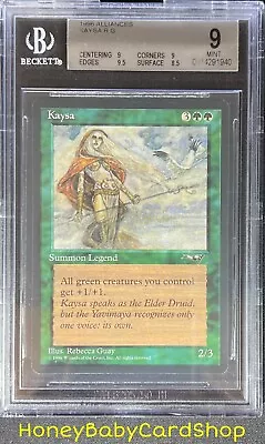 MTG Alliances 1996 Kaysa BGS 9.0 MINT Silver Age Iconic Staple • $41.99