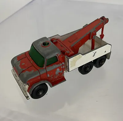 Vintage Lesney Matchbox Ford Heavy Wreck Truck Truck Esso No 71 Tow Hook 1968 • $8.95