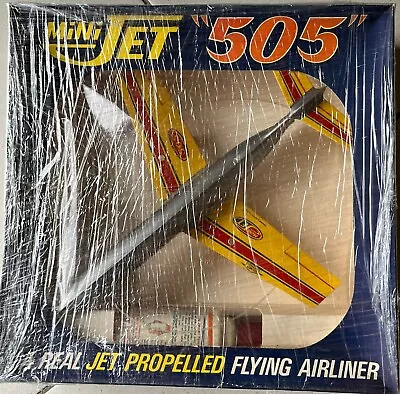 STANZEL MINI JET 505 JET PROPELLED FLYING AIRLINER PLANE NOS NIB TOY BOXED 1960s • $1.25