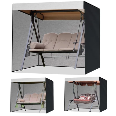 £17.89 • Buy 3 Seater Garden Canopy Swing Seat Waterproof Covers Hammock Cover Furniture UK