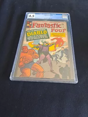 Fantastic Four 30 CGC 4.5 Marvel 1964 1st Appearance Diablo • $113