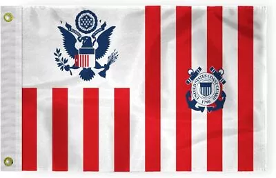 United States Coast Guard Ensign 1790 Boat Flag 200D Nylon US Veteran Banner • $35.99