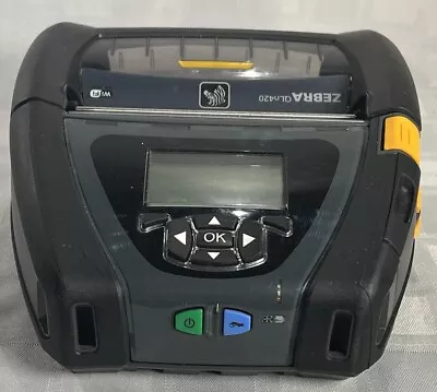 Zebra QLn420 Mobile Bluetooth Thermal Printer W/ Power Adapter #2 • $99