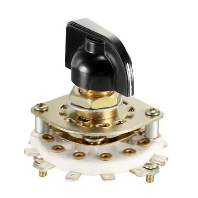 2P5T 2 Pole 5 Position 1 Deck Band Channel Rotary Switch Selector With Knob • $15.44