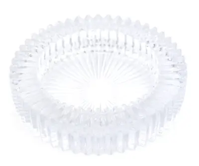 Mikasa Diamond Fire Glass Cut Wine Champagne Coaster Candle Holder Tray Candy • $29.99