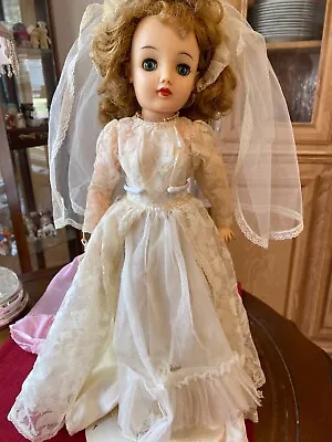 Ideal Miss Revlon Bride Doll VT-18 18  Blue Eyes 1950's • $40