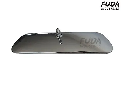 $27.58 • Buy Vintage Interior Rear View Mirror Chrome For 1958-1966 Chevy Full Size Car
