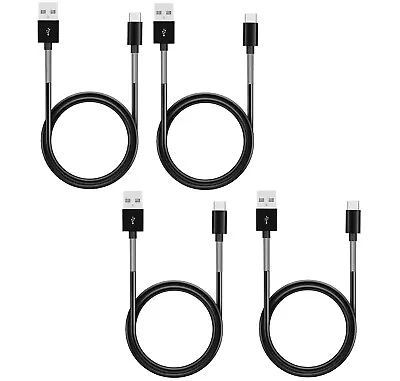 4Pc 1M Usb Data Charge Cable Micro Usb Connector For Samsung Htc Metal Protec... • $12.65
