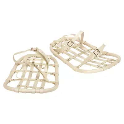 Swedish Military Snow Shoes White Lapland Fits Boots Army Surplus Mountain Cold • $99.99