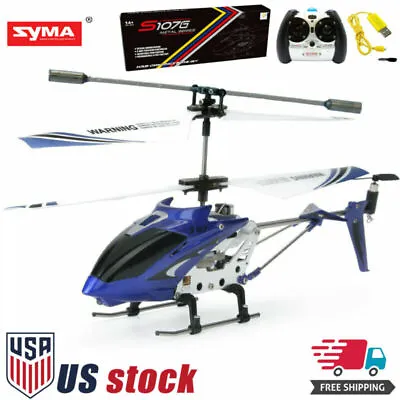 Syma S107G 3-Channel Mini Remote Control RC Helicopter 3.5CH Alloy Copter Gyro • $22.06