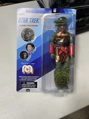 Star Trek Marty Abrams Mego Classic 8  Gorn Figure 14 Point Articulation Weapon • $24.99