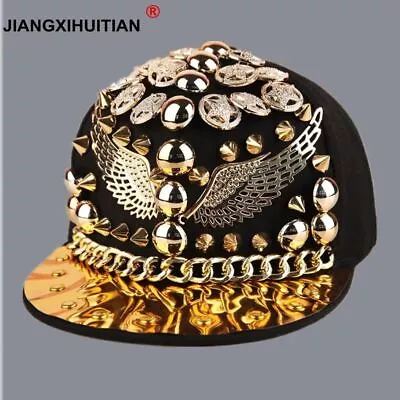 Spiked Rivet Nails Snapback Caps Men Women Fashion Garments Apparel Baseball Cap • $19.86