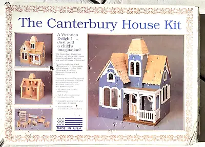 Dollhouse The Canterbury House Kit Wooden GG Product G8802 USA Assembly Required • $57