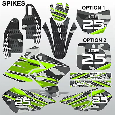 Kawasaki KLX 400 SPIKES Motocross Racing Decals Set MX Graphics Stripes Kit • $124