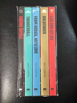 James Bond Collection (Ian Fleming) 5 Book Box Set 007 2019 Paperback • $26.99