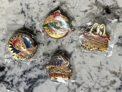 MCDONALD'S Vintage Store Pins Lot Of 4 Hawaii Aiea Pearl City Moanalua Waikele • $16