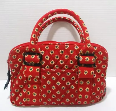 Vera Bradley  Lucy  Small Handbag Americana Red 7  Tall X 10  Long X 4.5  Deep • $14.99