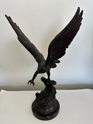 J. Moigniez Bronze Eagle Sculpture • $650