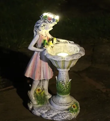 £12.95 • Buy Home Decor Garden Solar Powered Garden Angel Fairy Statue Table Top Figurine