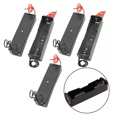 5/10/15/20X Plastic Battery Holder Storage Case Wire Lead For 18650 Battery BU • £5.03