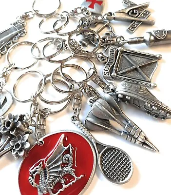 £4.99 • Buy Pewter Keyring. Choice Of Designs. UK Crafted. **CLEARANCE**