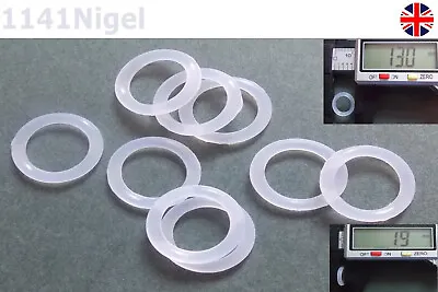 £1.95 • Buy 13mm OD  1.9mm CS O Rings Seal Silicone VMQ Sealing O-rings Washers UK Last Few 
