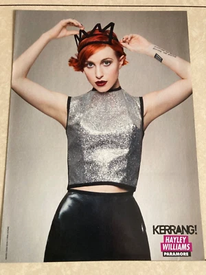 £3.49 • Buy Hayley Williams/Ben Bruce Double Sided Poster - Kerrang! - Paramore