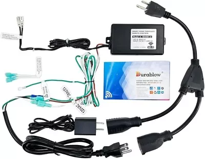 Durablow SH4001D On/Off Dual WiFi 2.4G+5G Gas Fireplace Valve + Blower • $56