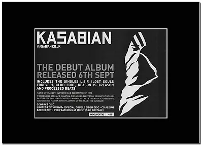 Kasabian - Kasabian Debut Album    - A4 Matted Mounted Magazine Artwork • £8.99