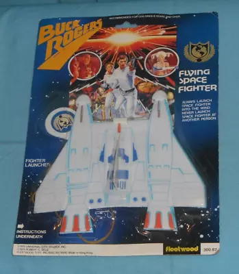 Vintage Fleetwood BUCK ROGERS FLYING SPACE FIGHTER Rack Toy • $25