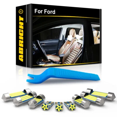 $9.99 • Buy Car Interior LED Light Bulbs Canbus For Ford Edge Explorer F-150 Focus Ranger