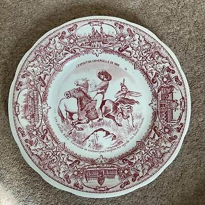 £29 • Buy Gien France “L’Exposition Universelle De 1889”  20cm Plate