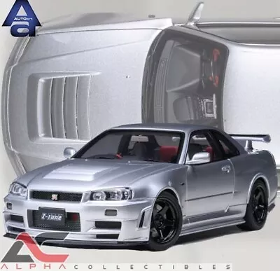 Autoart 77461 1:18 Nissan Skyline Nismo R34 Gt-r Z-tune (silver) • $209