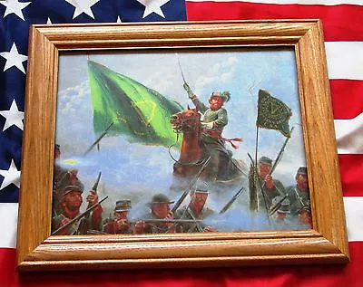 Framed Civil War Print Mort Kunstler REBEL SONS OF ERIN Confederate Irish • $39.99