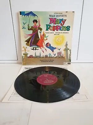 Walt Disneys Mary Poppins Music Vinyl 1964 Vintage  • £4.99