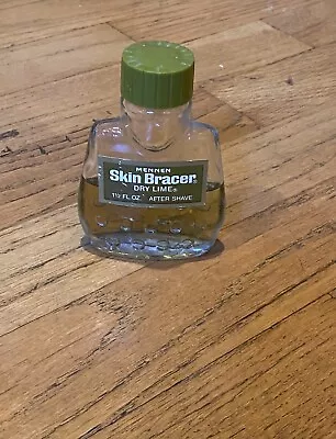 Vintage Mennen Skin Bracer Dry Lime Scent After Shave 1.5 OZ 50% Full • $16